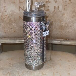 NEW- Royale Ice White Diamond Luxury Tumbler